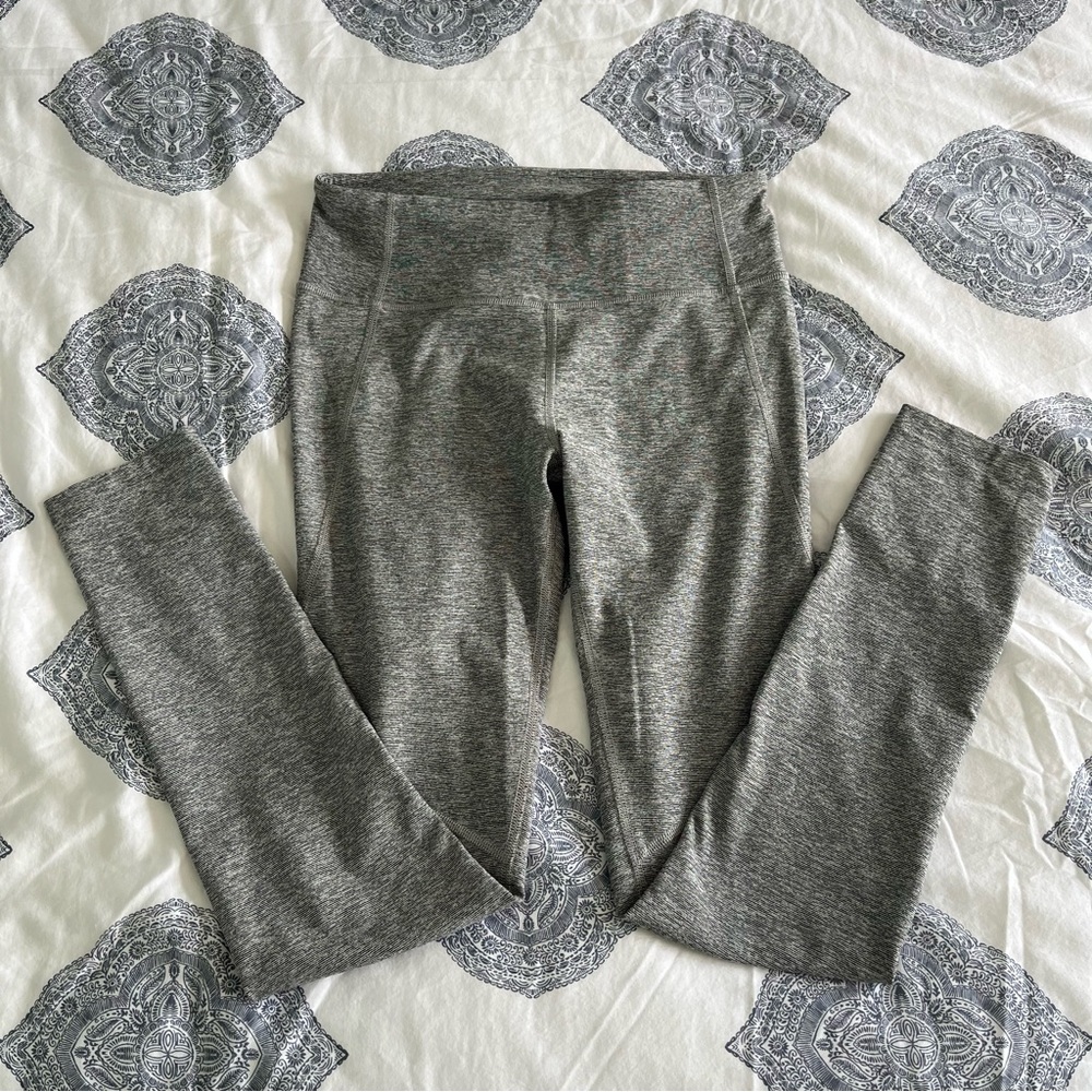 Outdoor Voices gray grey heathered leggings size small yoga pilates running hike